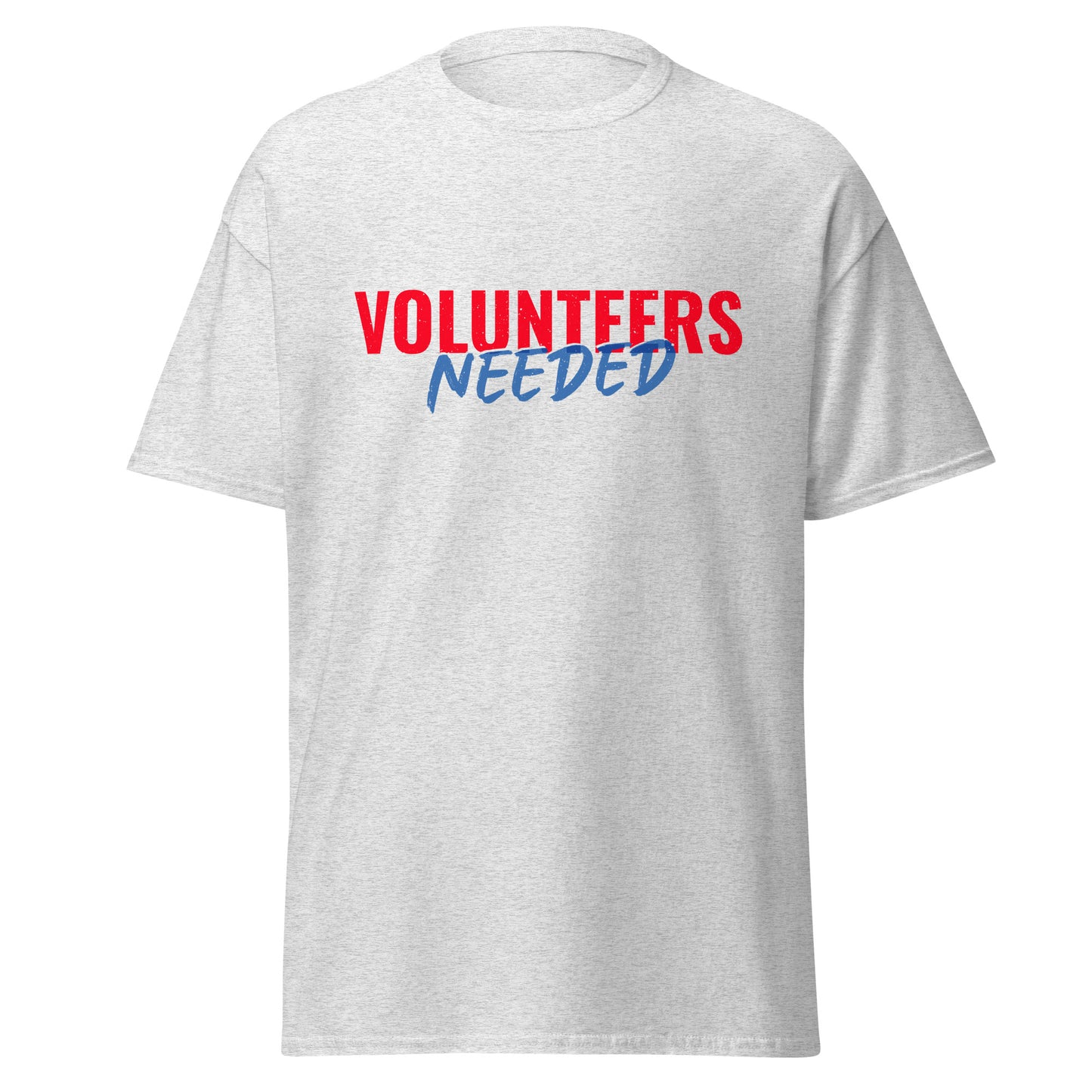 Volunteers Needed Men's Classic Tee Shirt with FREE SHIPPING