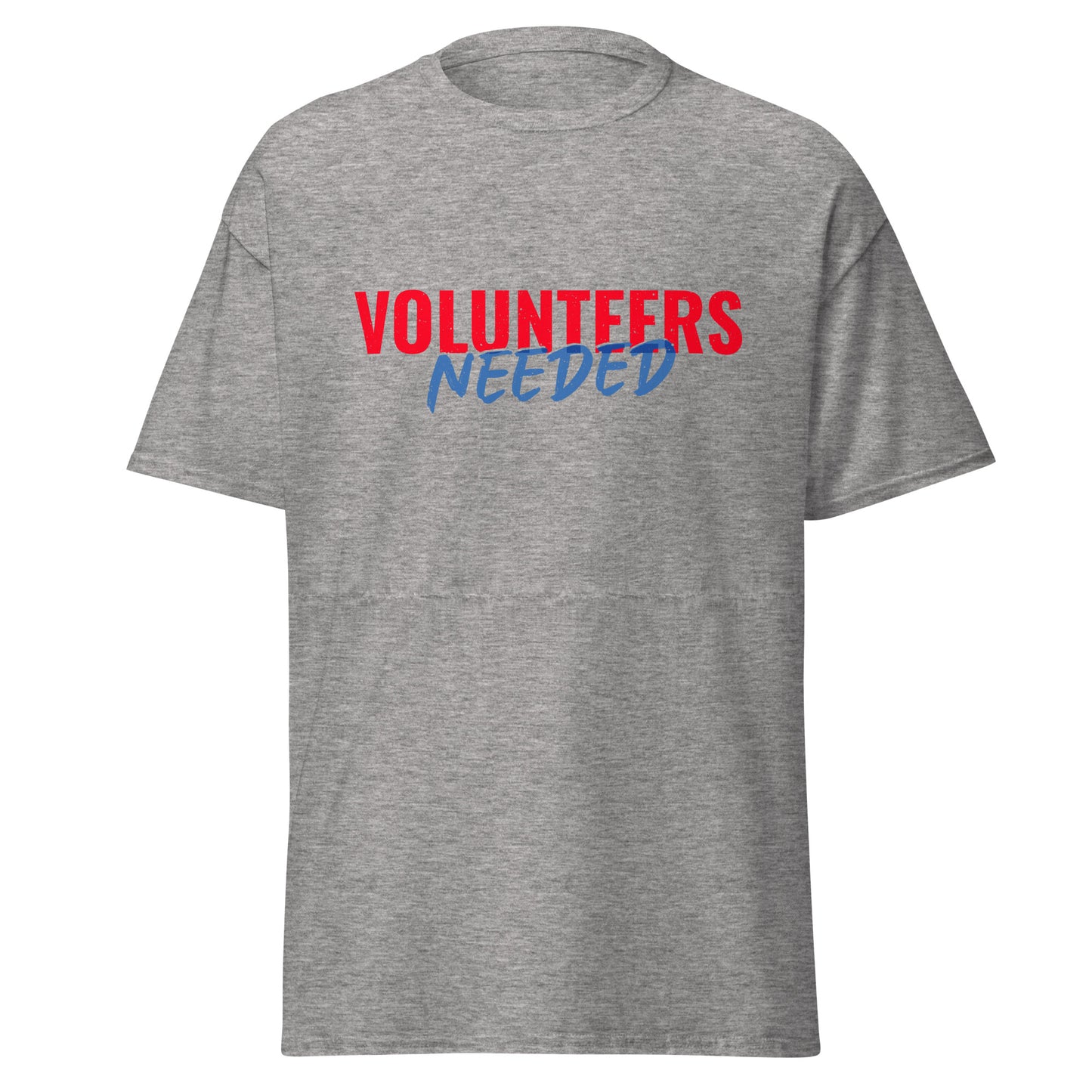 Volunteers Needed Men's Classic Tee Shirt with FREE SHIPPING